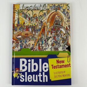 2/$8 Bible Sleuth-New Testament-Seek and Find book-Religious-Christian (Hardcove